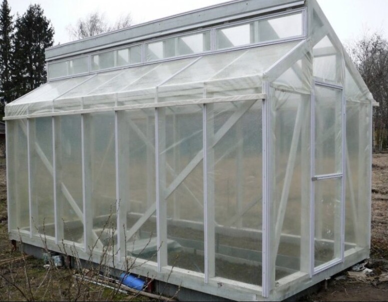 8′ x 10′ Framed Greenhouse Plans / GARDEN HOUSE Detailed Building Drawings