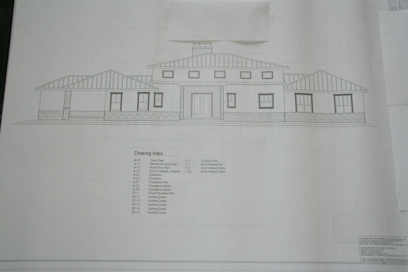 Custom House Plans Engineered Drawings 3420 SF Central FL Single Story Ranch