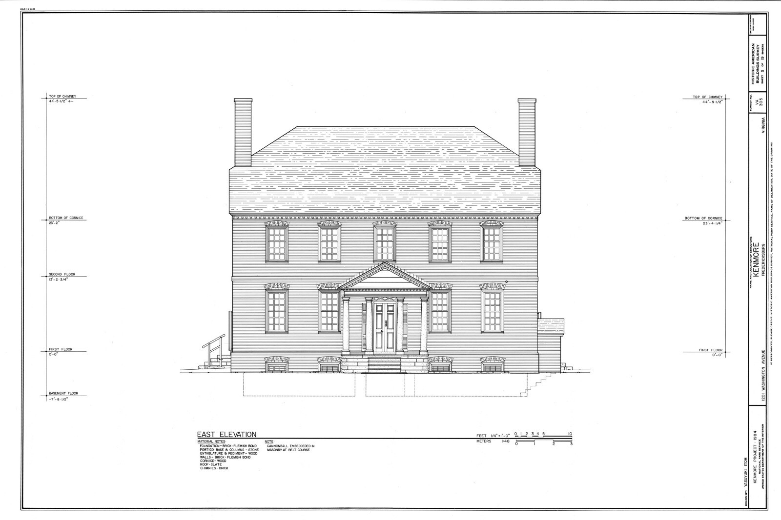 Kenmore Plantation, traditional colonial house, 4+ bedrooms, printed home plans