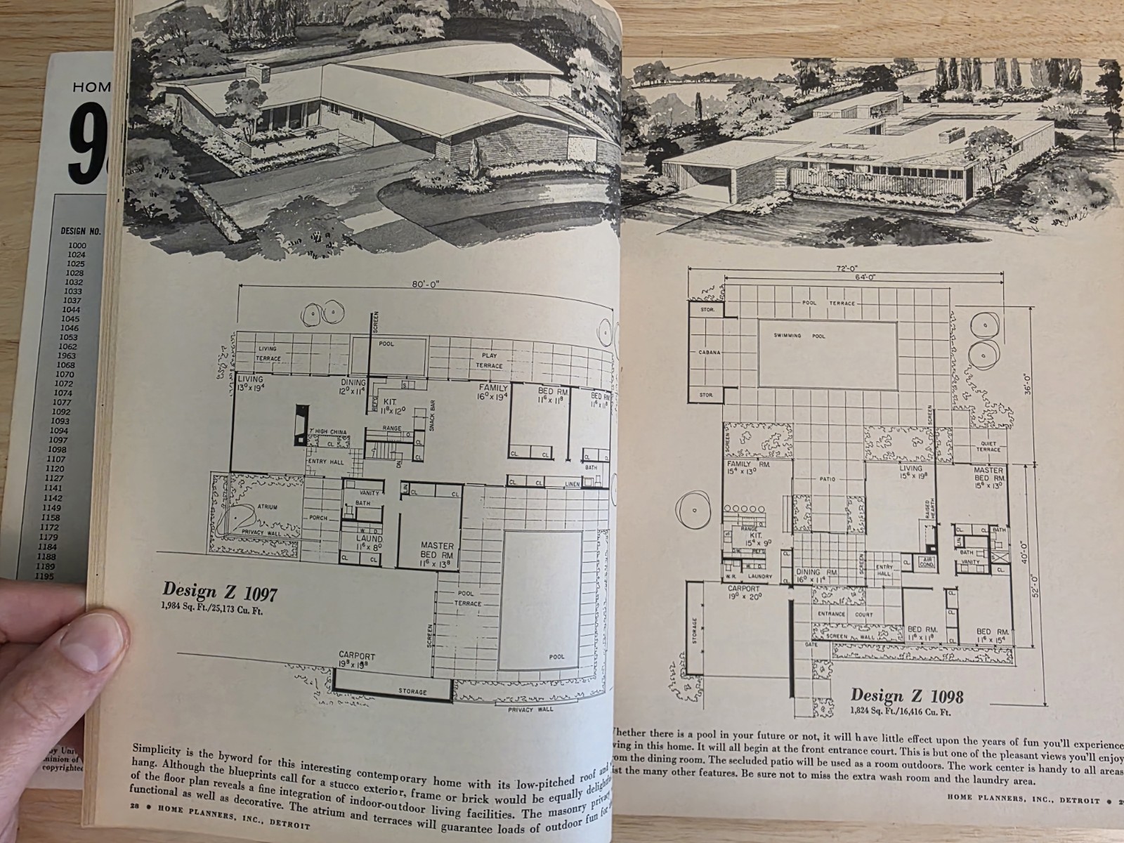 1967 Home Planners 98 Homes For Good Living