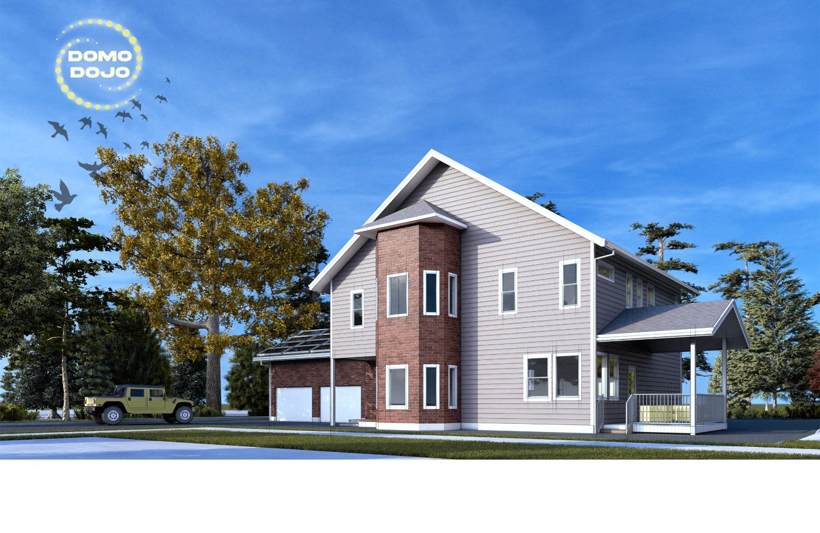 Mini Manor House Plans – PDF Downloadable Blueprint