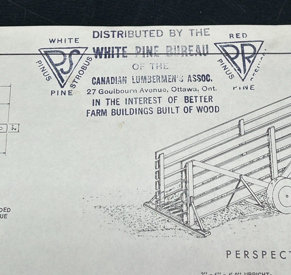 Plans for Farm Buildings – White Pine Bureau – Canadian Lumberman’s Assoc.