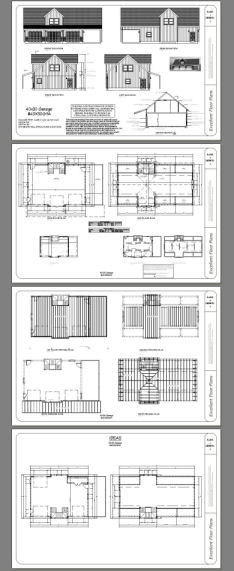 40×30 3-Car Garage with Carport — 2,065 sqft — PDF Floor Plan — Model 9A