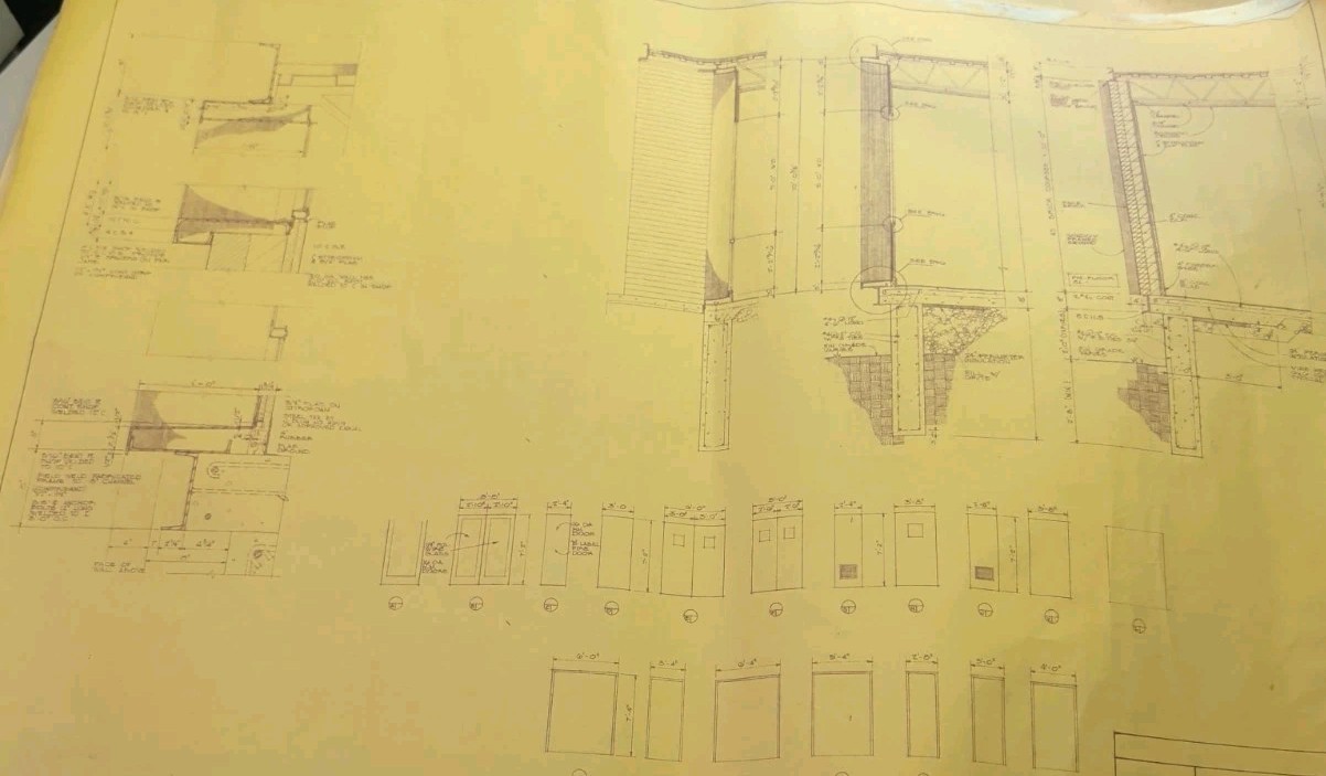 Vintag Vellum Siite Plans, Elevation Etc For 1963 Lot In Canal Fulton Oh