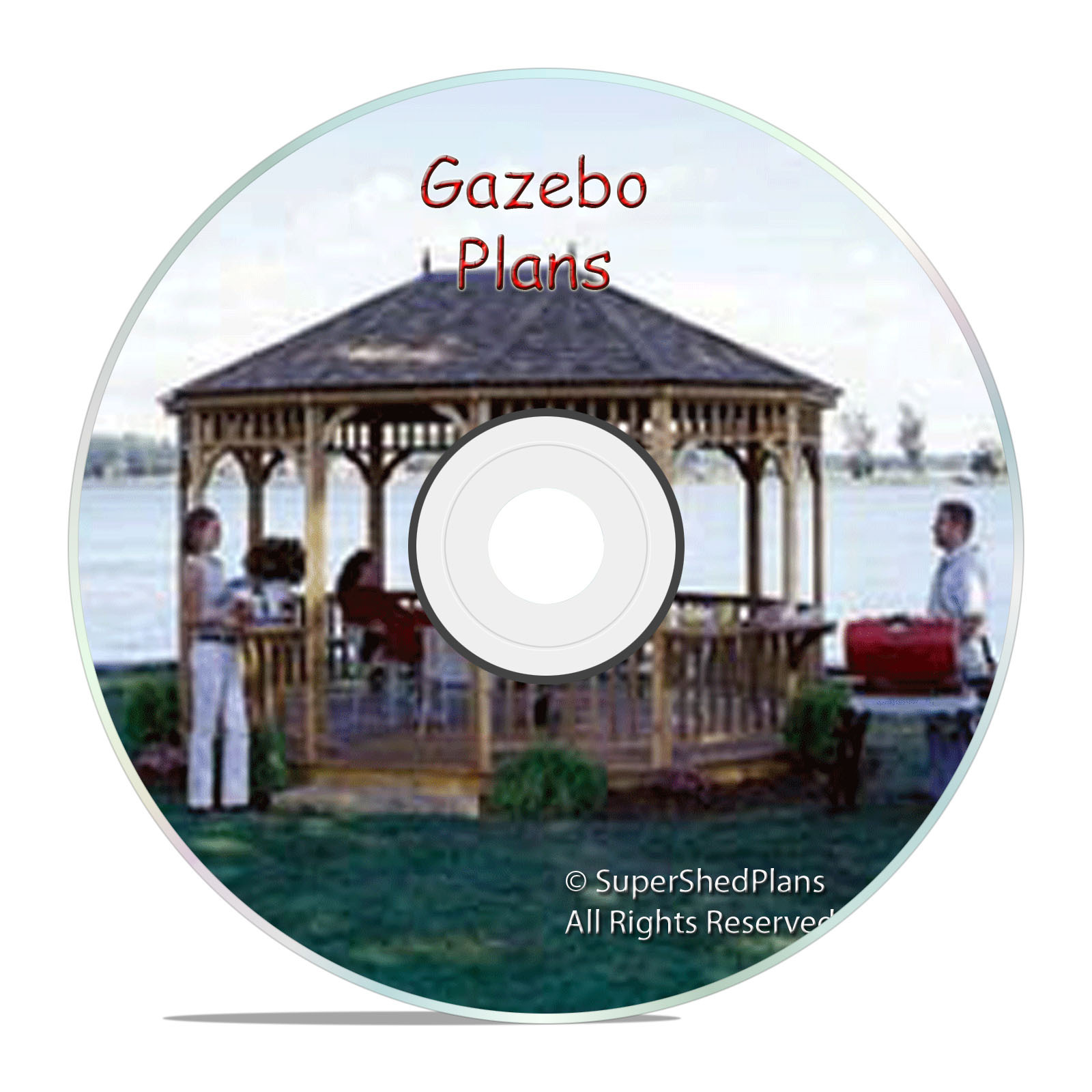 High End Design Gazebo Plans, 10×16 Hexagon Gazebo Plans, with extra plans