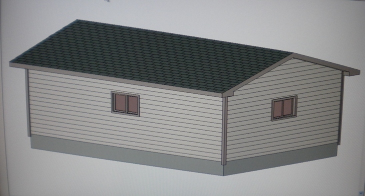 PERMIT READY 16′ X 24′ GARAGE PLAN DRAWN TO SCALE BLUEPRINTS AND MATERIALS LIST