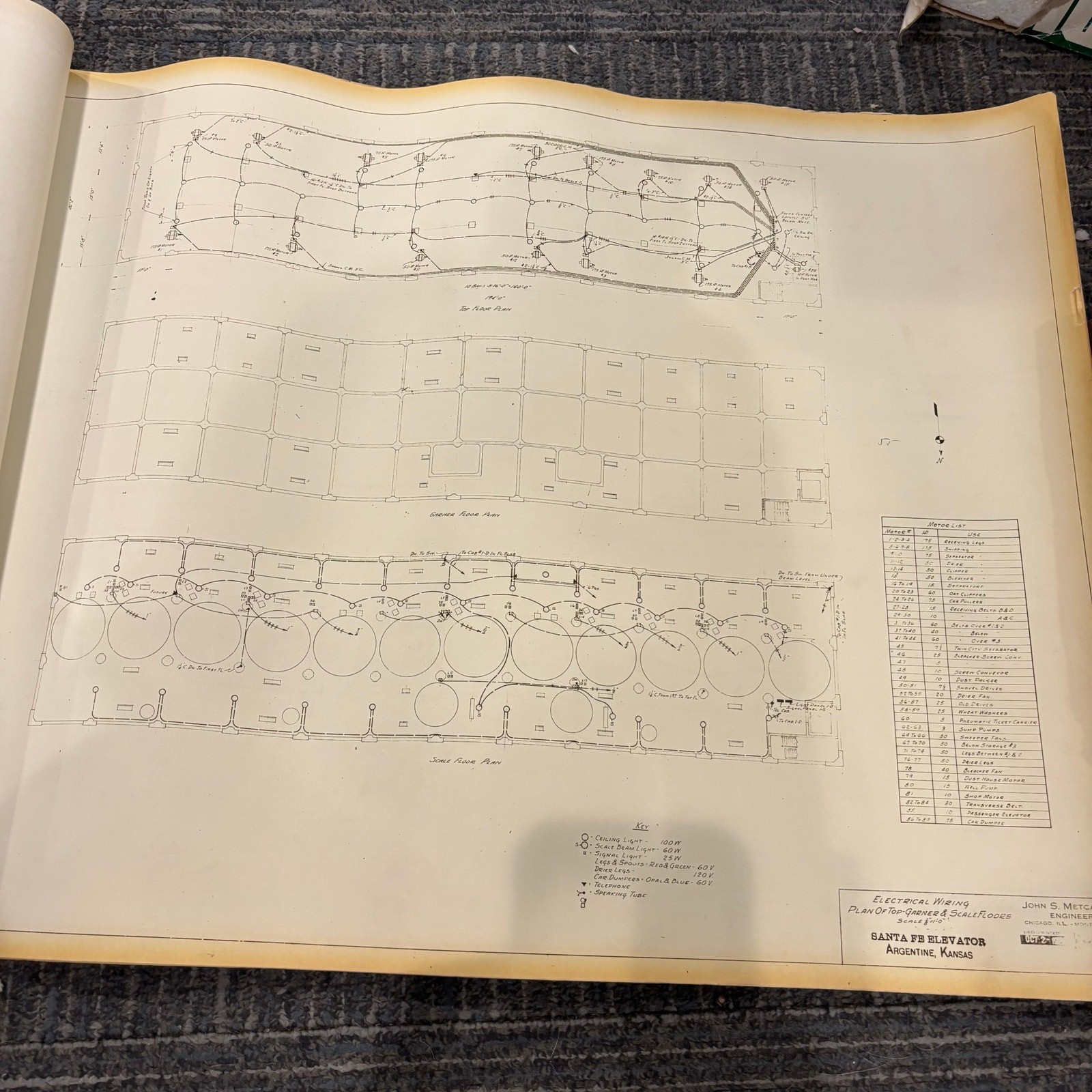 Vtg 1925 AT&SF Santa Fe Building Blueprints Railroad Memorabilia Kansas 165 pgs
