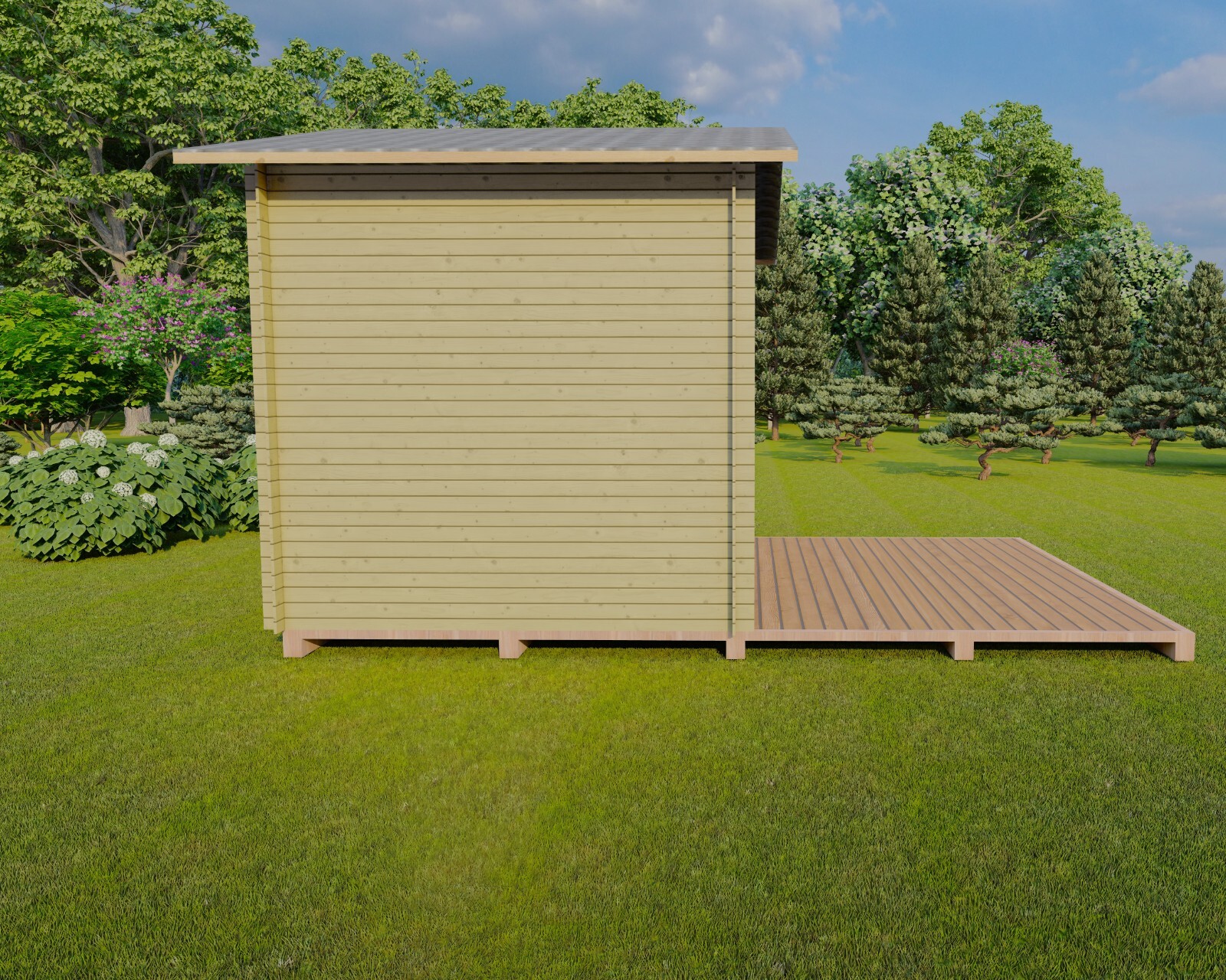 12’x8′ Wood Shed Building Plans – DIY Instructions with Elevations, Framing