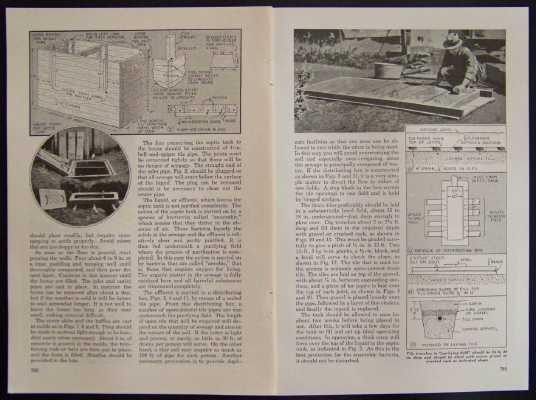 SEPTIC TANK Rural Sewage System 1940 HowTo Design/Build INFO