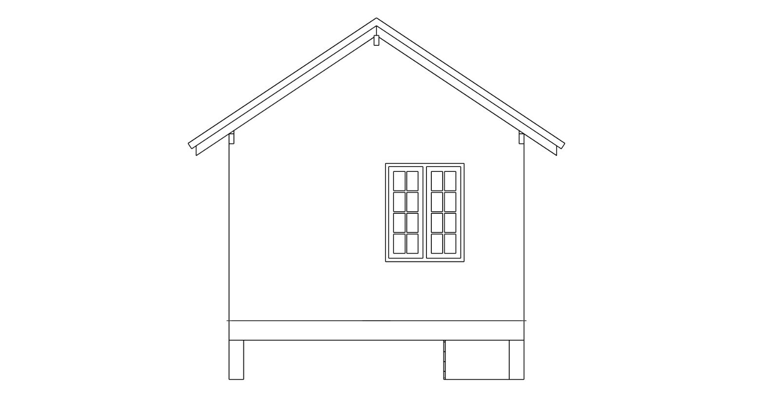 Custom Tiny House Plan 3D images DWG CAD File And PDF For Blueprint Plans