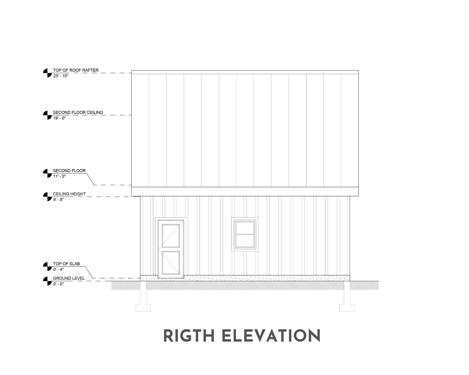 24′ x 24′ Two Car Garage, Detached Garage, 576 Sq Ft, 9 ft Walls, Attic Room