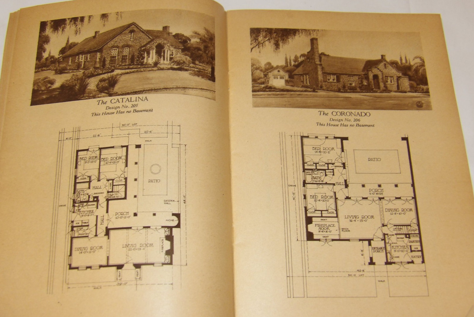 VTG 1924 ’62 BRICK HOMES YOU CAN AFFORD’ CATALOG OF HOUSE PLANS! PHOTOS/LAYOUTS!