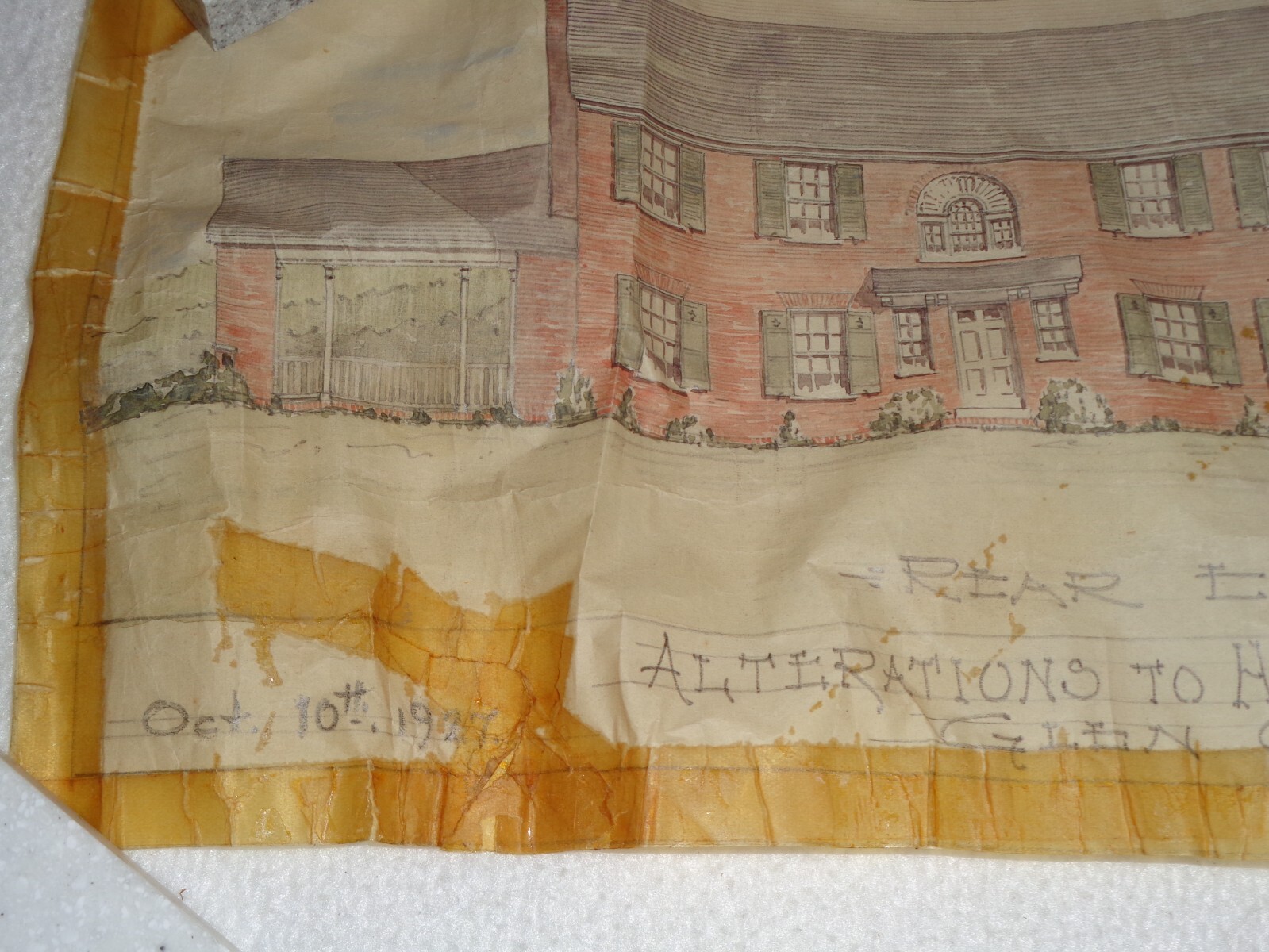 1927 Glen Cove New York James S. Nussear Rare Unique House Architectural Plans