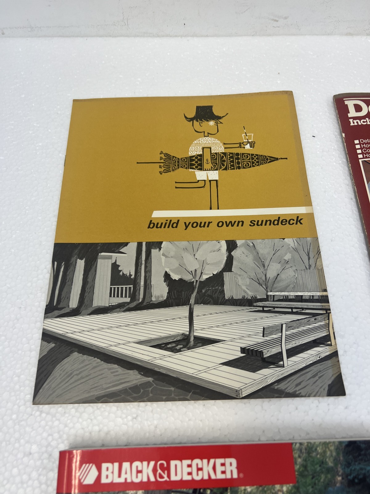 Deck Building Plans Guides Lot DIY Home Improvement Porches Patios Ortho Books