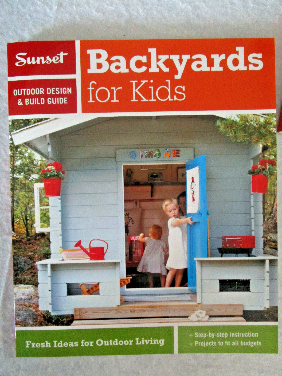 BACKYARD BUILDING How-To Book, Do It Yourself Buildings Toys Coops Showers MORE