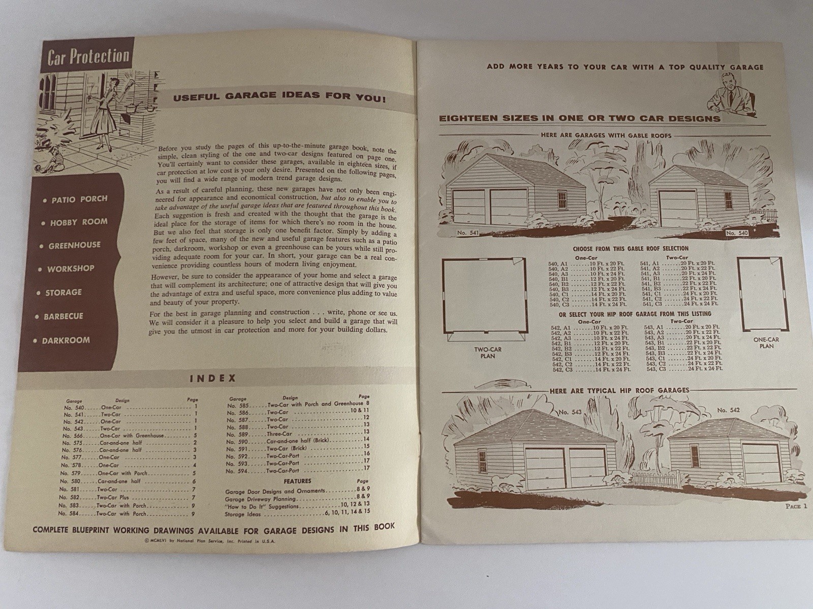 Vintage Garage Plans