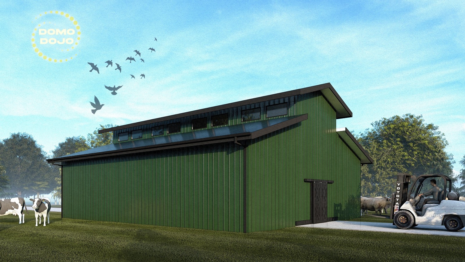 Lofty Stable Agricultural Building Plans – PDF Downloadable Blueprint