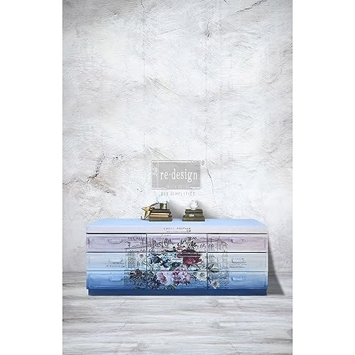 Rub On Transfer 44×30 Inch Imperial Garden Wall Furniture Decoration 6 Sheets