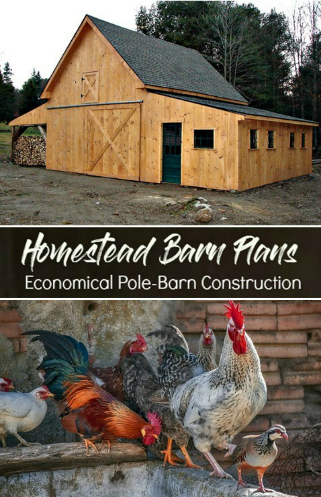 Small Farm Pole-Barn Plans – Twenty-Seven Different Layouts (B11)