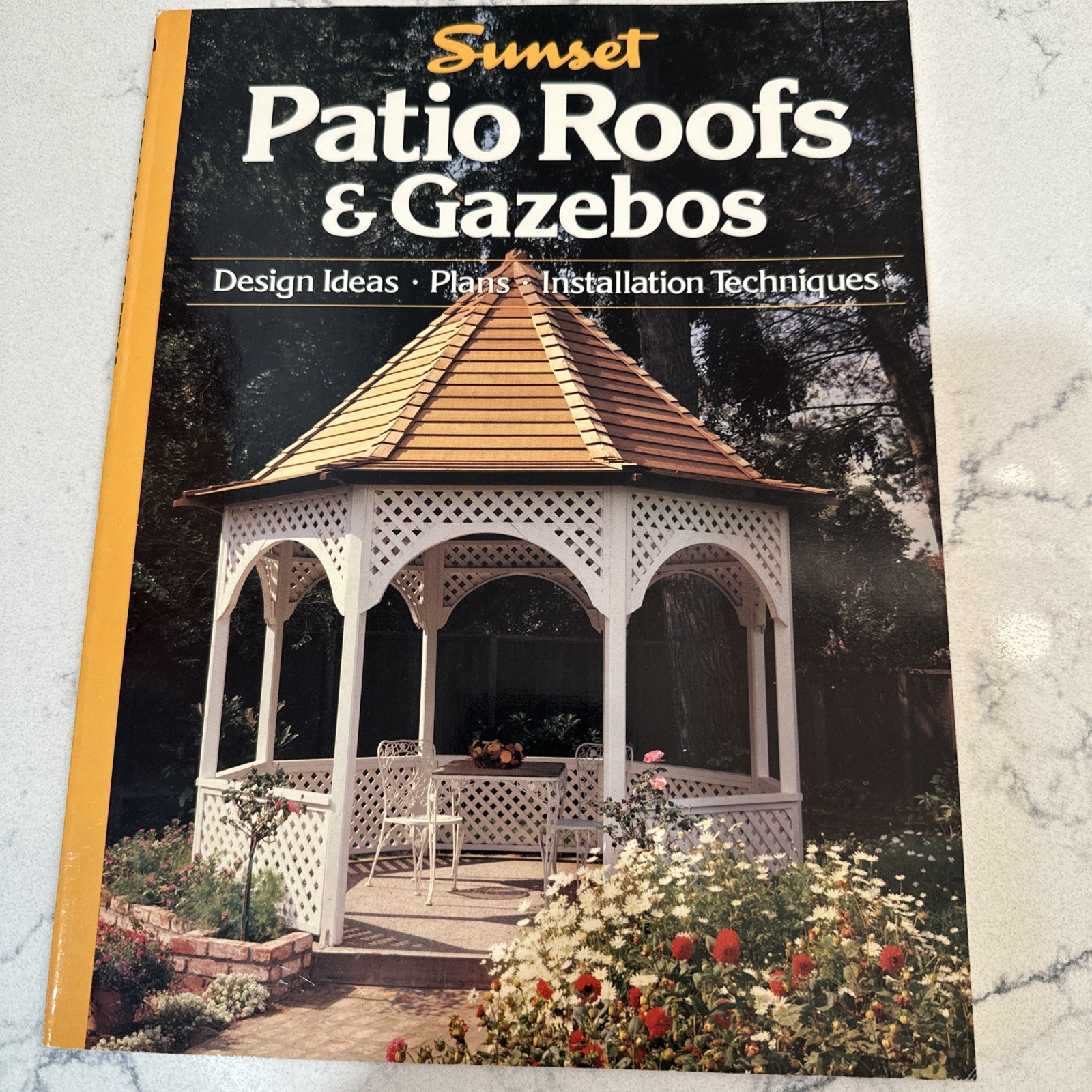 Lot of 3 Vintage DIY Gazebo Patio Hot Tub Plan Design Build Books 1990s Sunset