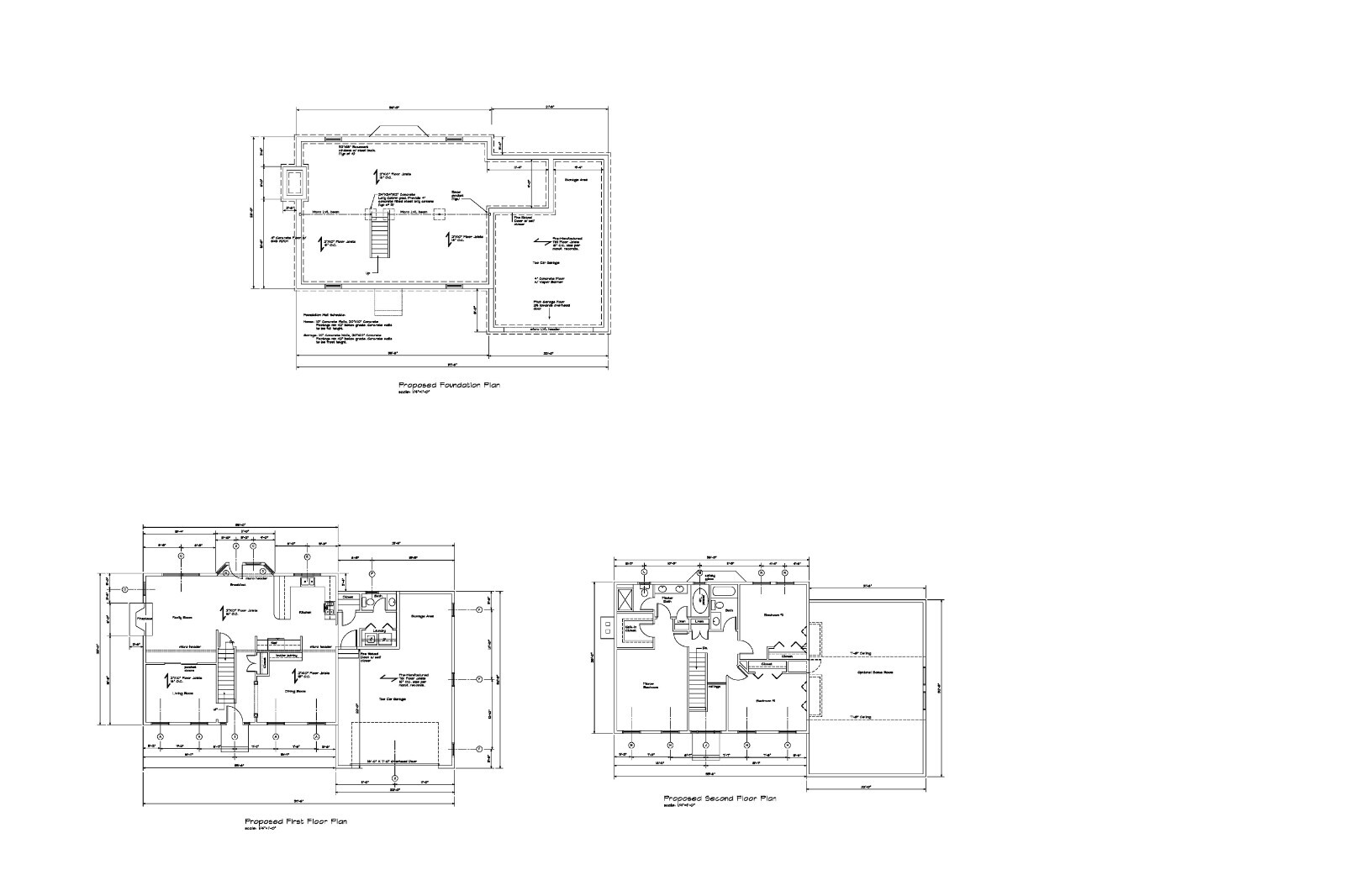 HOUSE PLANS COLONIAL PLANS 2100 SF 3BR-2.5B-2 CAR COLONIAL PLANS #6193