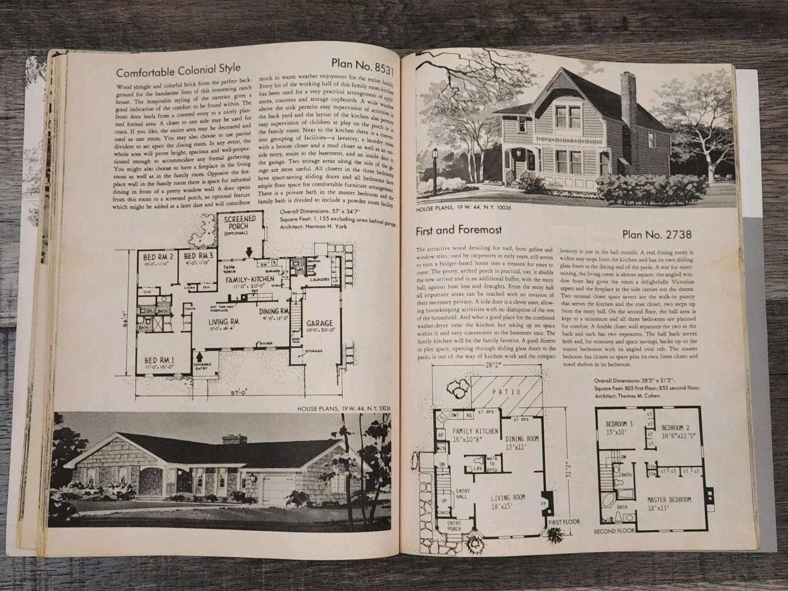 Lot Of 3 House Plan Magazines~Blueprints~Solar~Landscaping~Windows~Fireplaces~Fi
