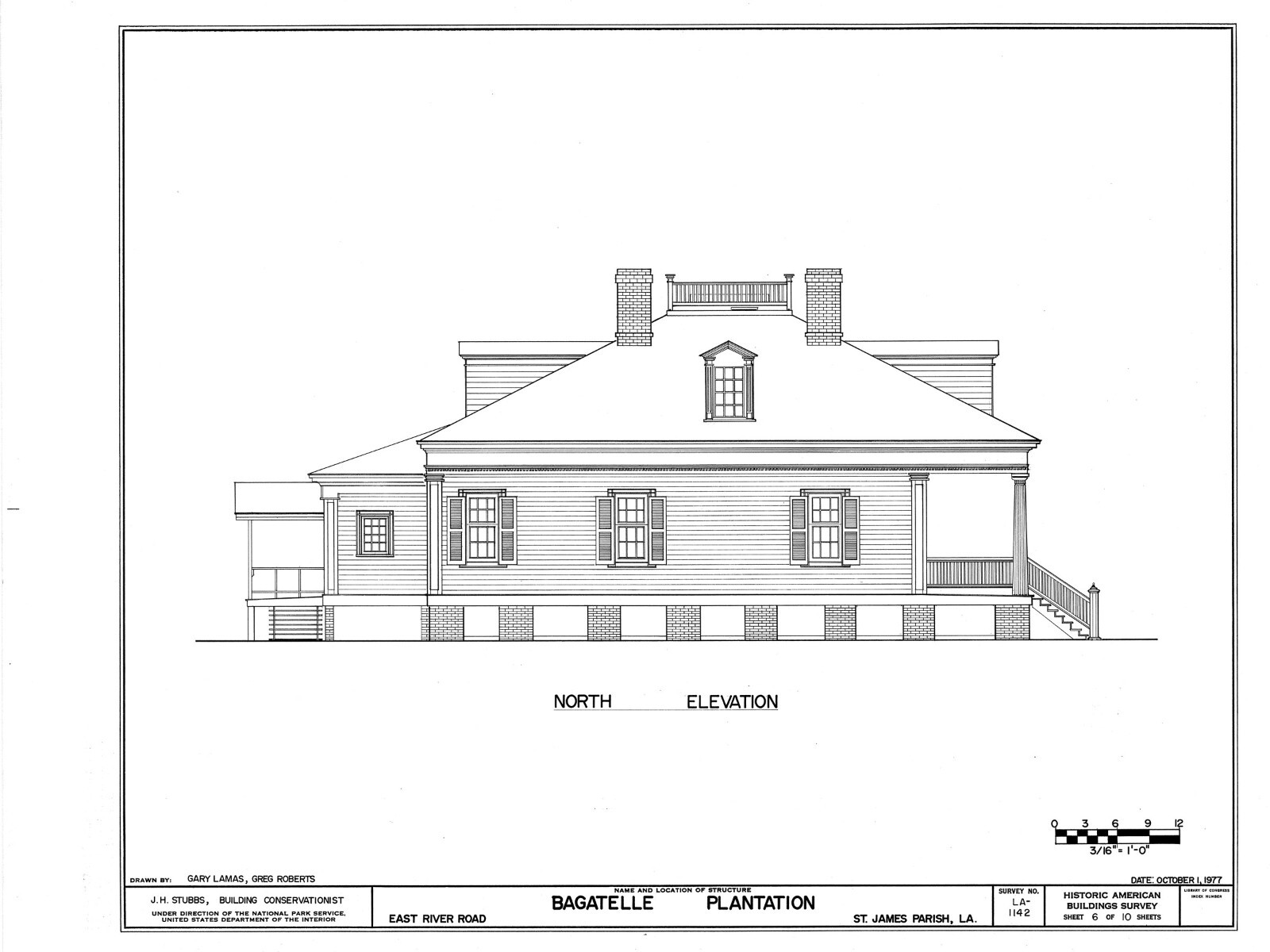 Single-story Southern Style Elegant Home, Beautiful Porch, Architectural Plans
