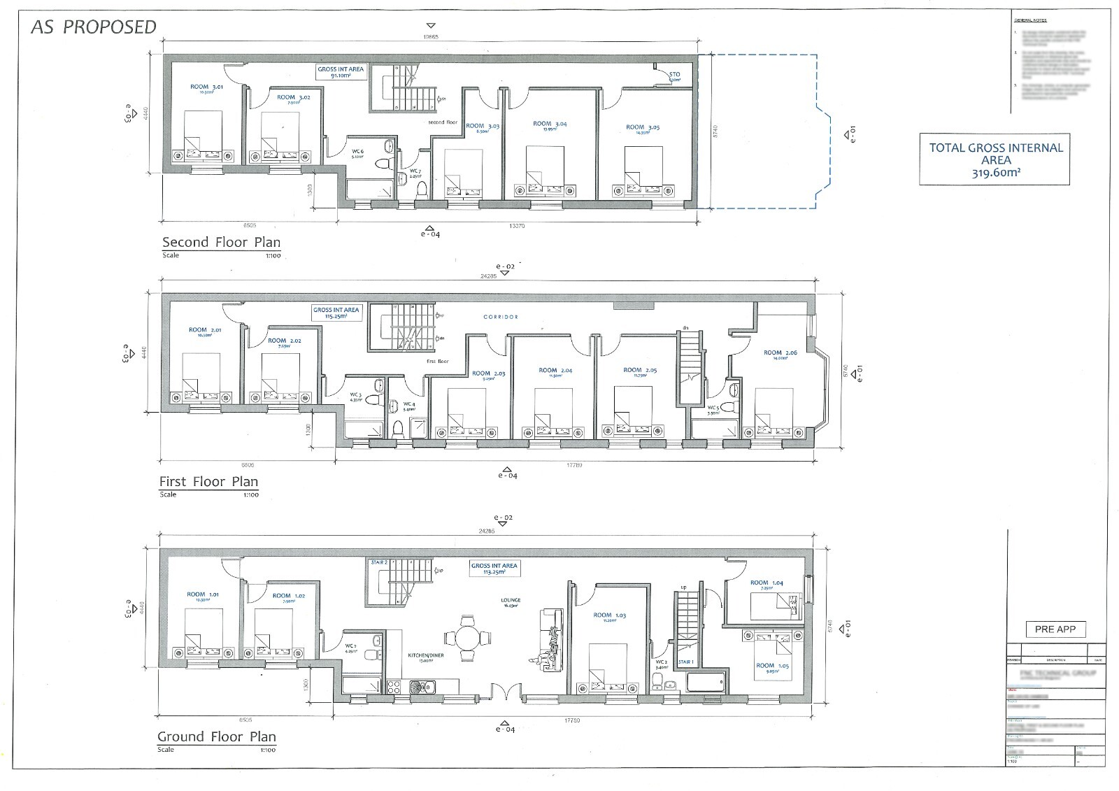 CAD Drafting Services for Architectural Blueprint Drawing Plans, A3 Print & PDF
