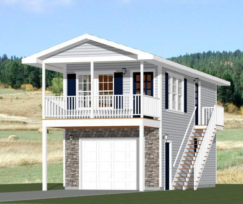 14×32 Tiny House — 567 sq ft — PDF FloorPlan — Model 7A