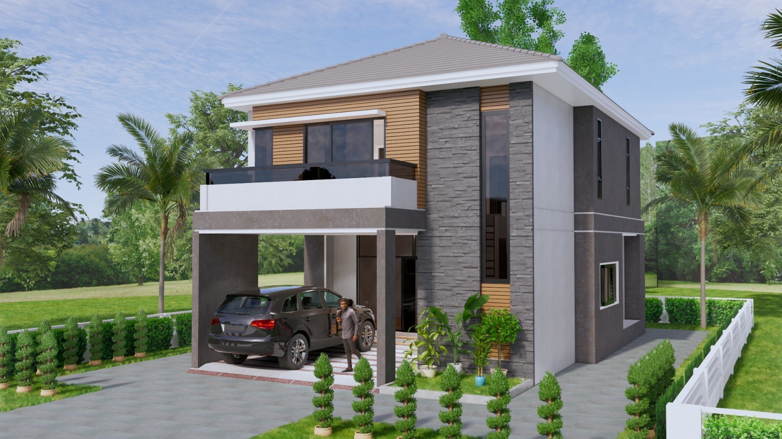 Small House Plan 7.5×11.7 Meter 25×40 Feet 4 Beds Full PDF Plans (A4 Hard Copy)