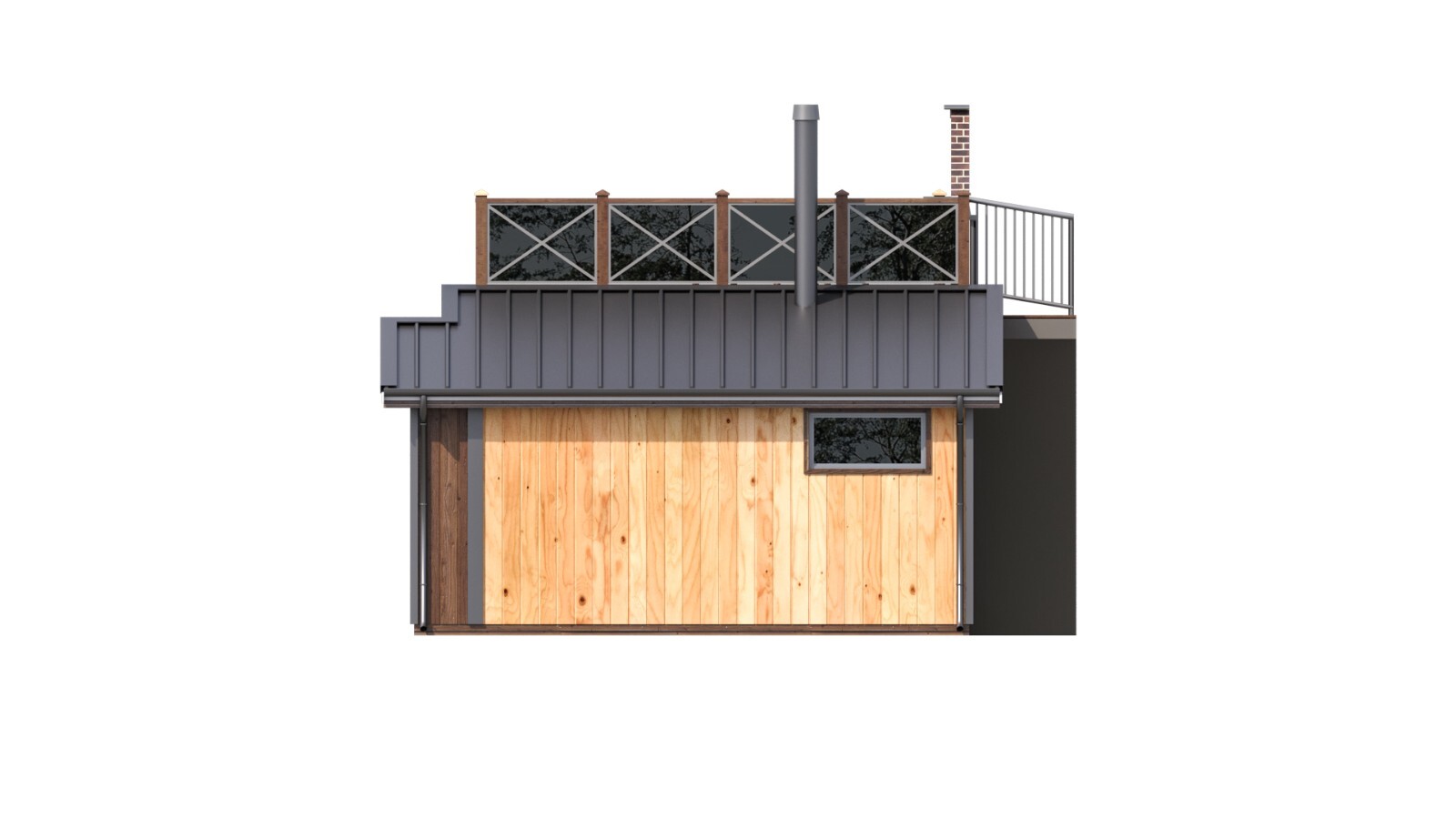 38’x18’ Double Tiny House, 1-Bed, 1-Bath Architectural Build Plans PDF Download