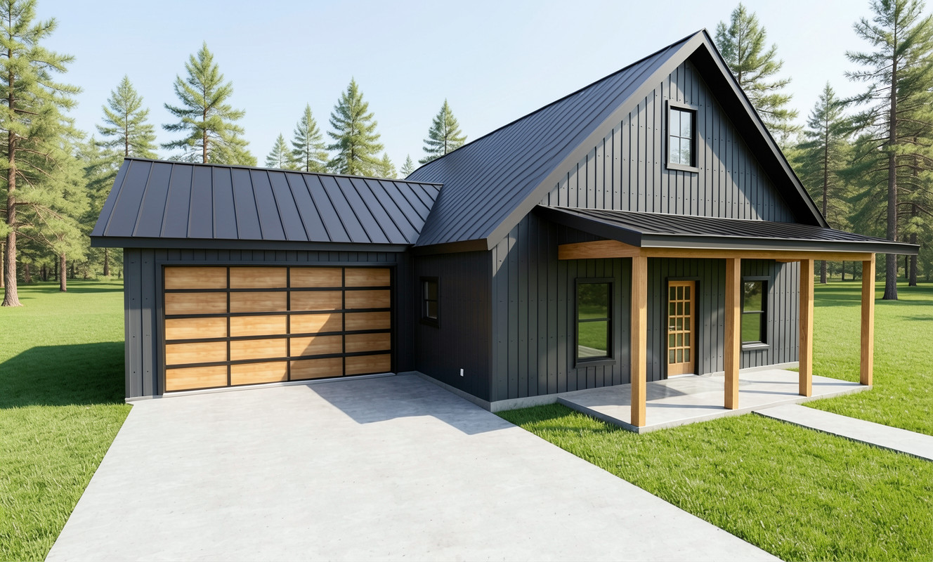 1,700 Sqft (Living) Modern Farm House with – 3 Bd, 2.5 Ba, 2 car garage
