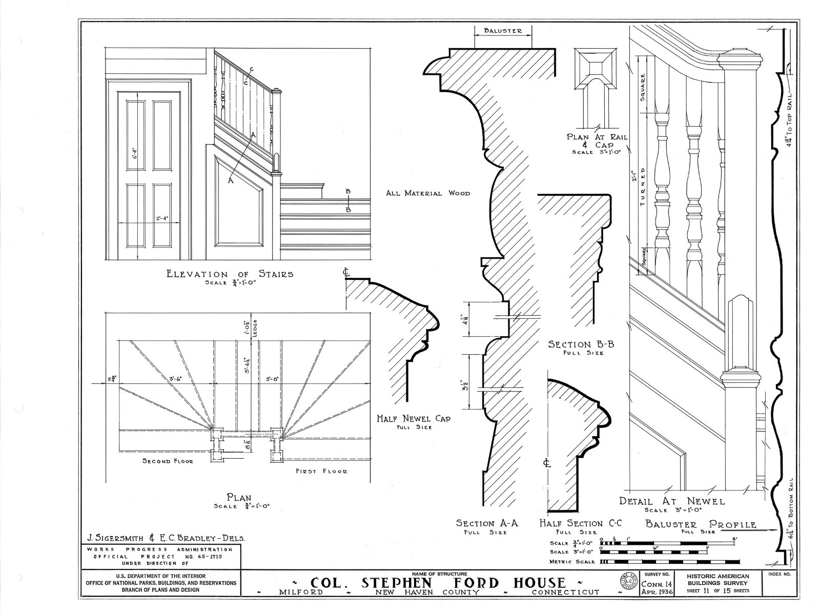 Early Colonial timber framed house, 4 bedrooms, printed architectural plans