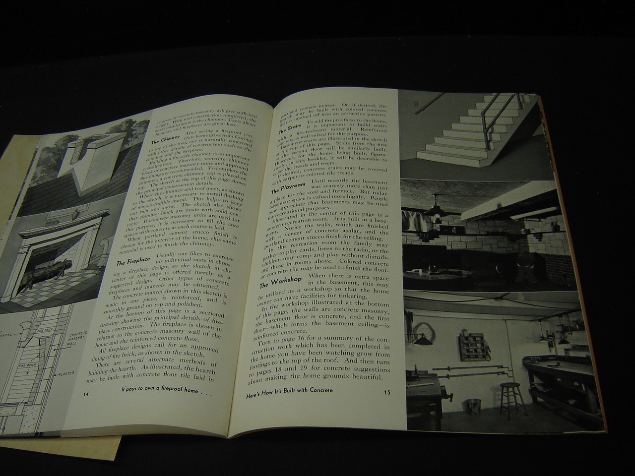 Here’s How Its Built Portland Cement Concrete Home Brochure 1934