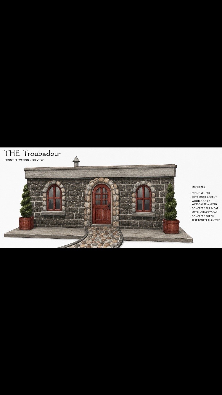 Tiny House Home Plans 2 Bedroom 1 Bathroom Design The Troubadour