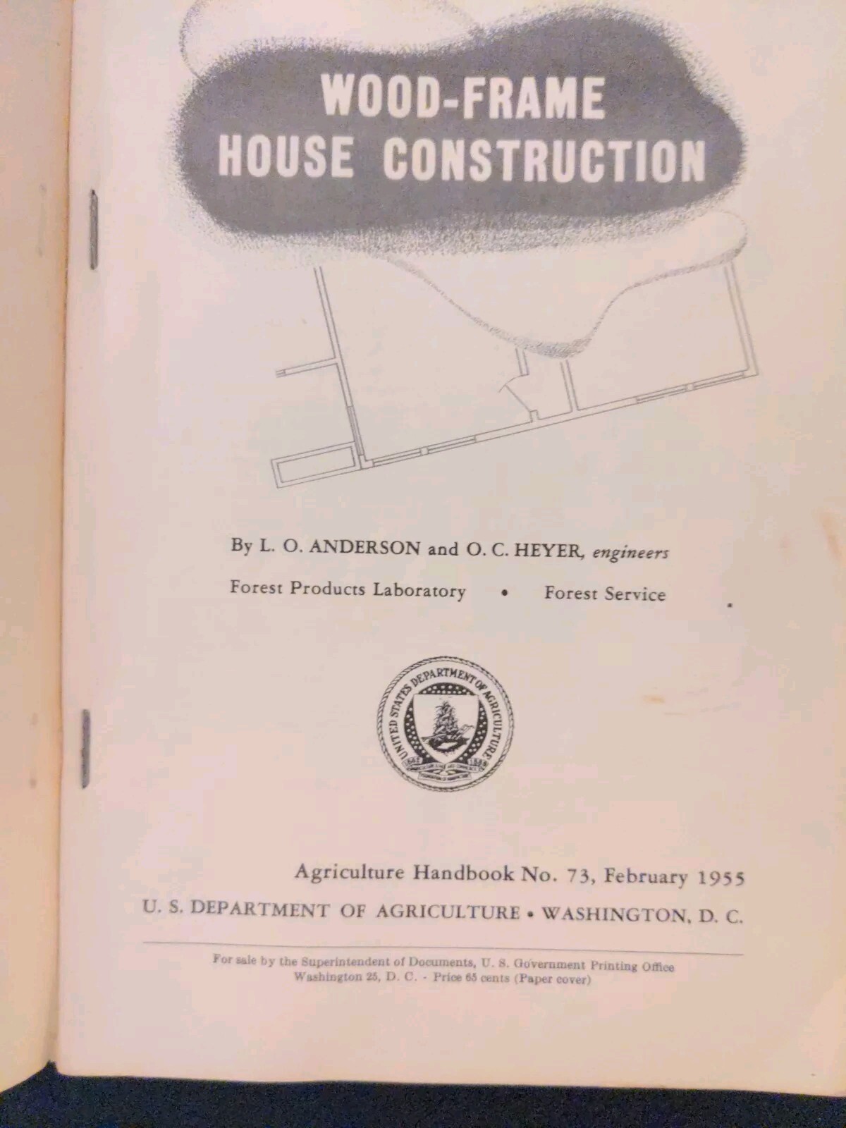 Wood-Frame House Construction (Soft cover)L. O. Anderson and O. C. Heyer 1955