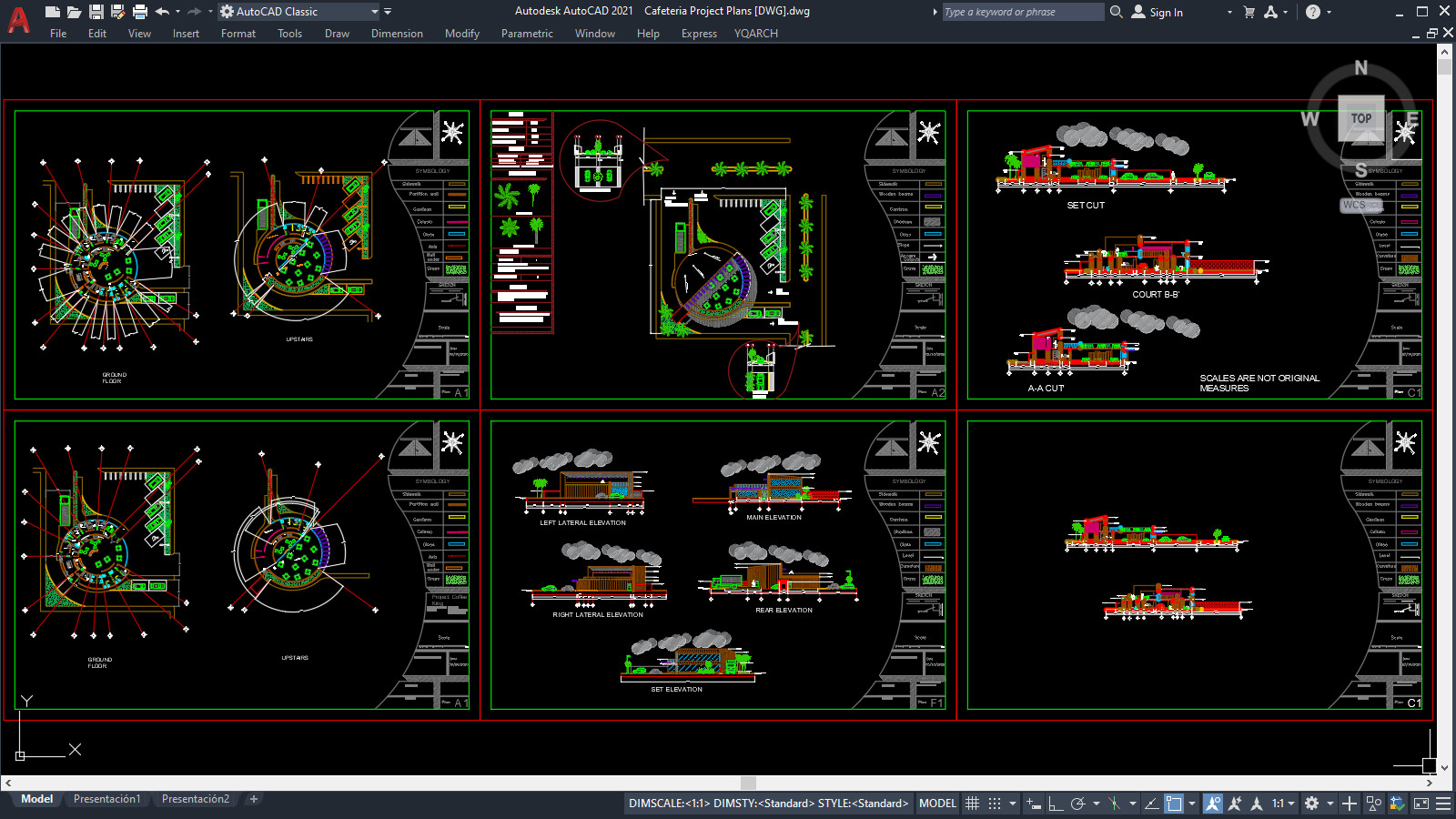 Craft Your Cafeteria with Precision – DWG Building Plans Available!