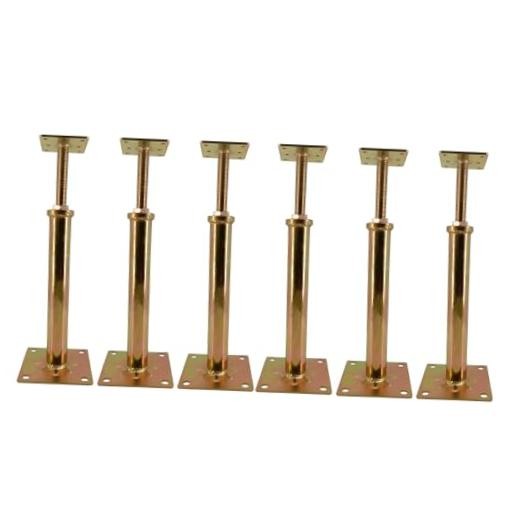 6 PCS House Floor Jacks Post Pole for Leveling, 11″ – 16″ Height