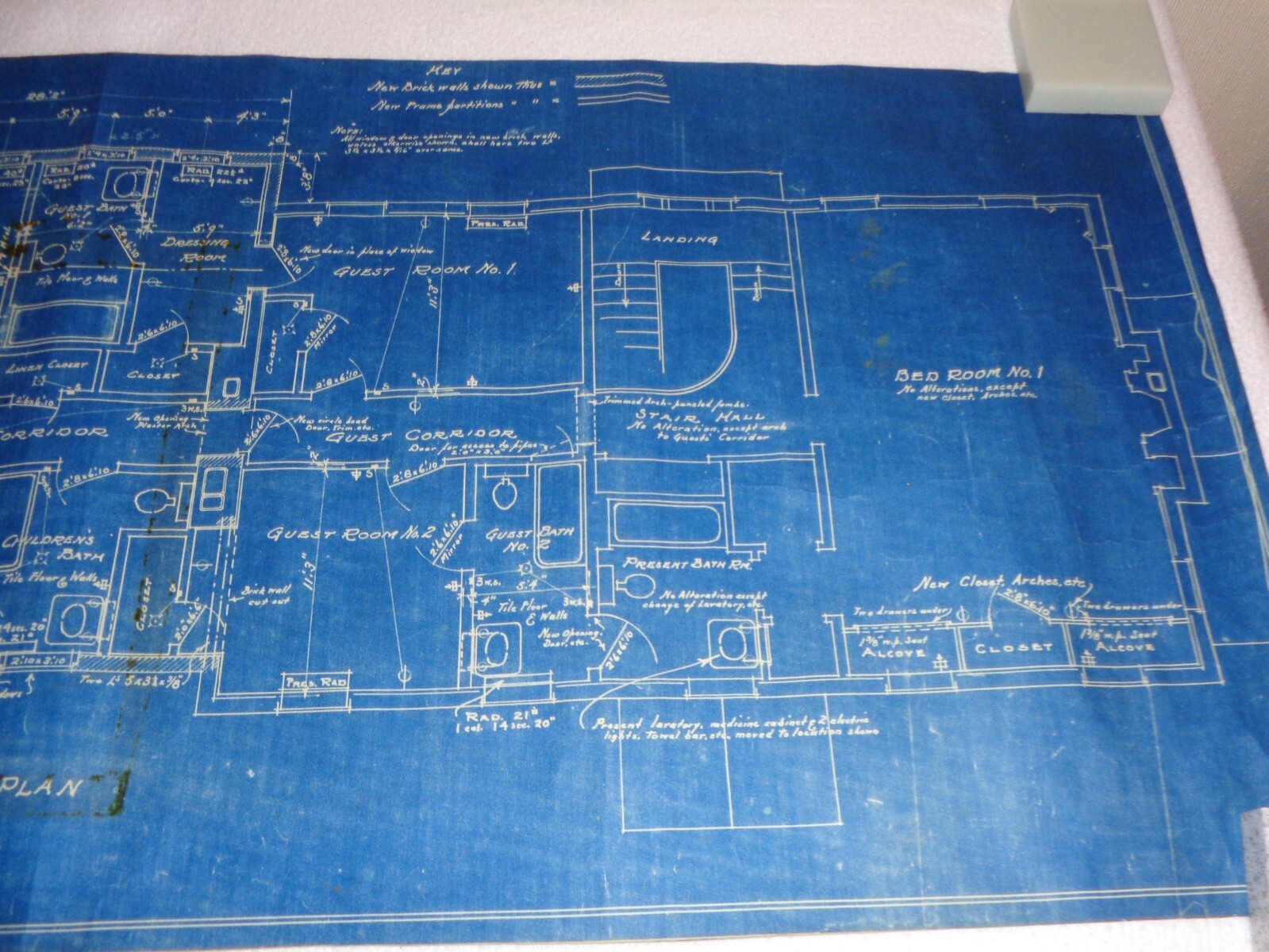 1927 Glen Cove New York James S. Nussear Rare Unique House Architectural Plans
