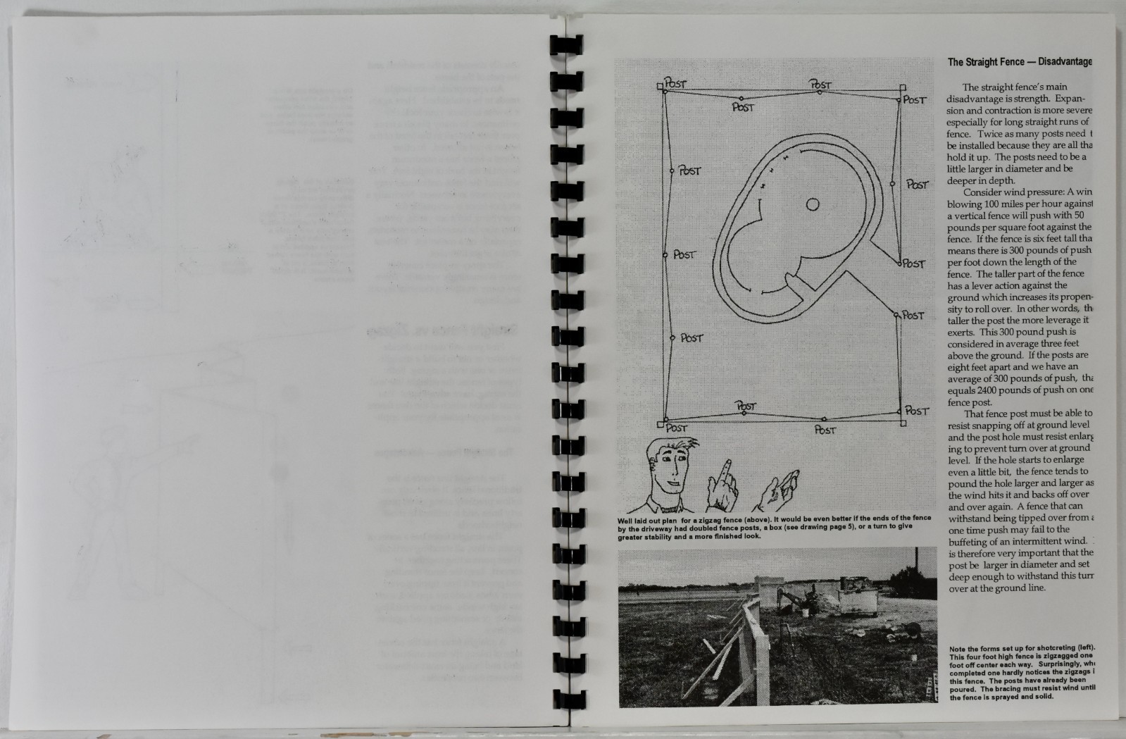 How to build a Spray-in-Place Concrete Fence Instruction Book (Uses Shotcrete)