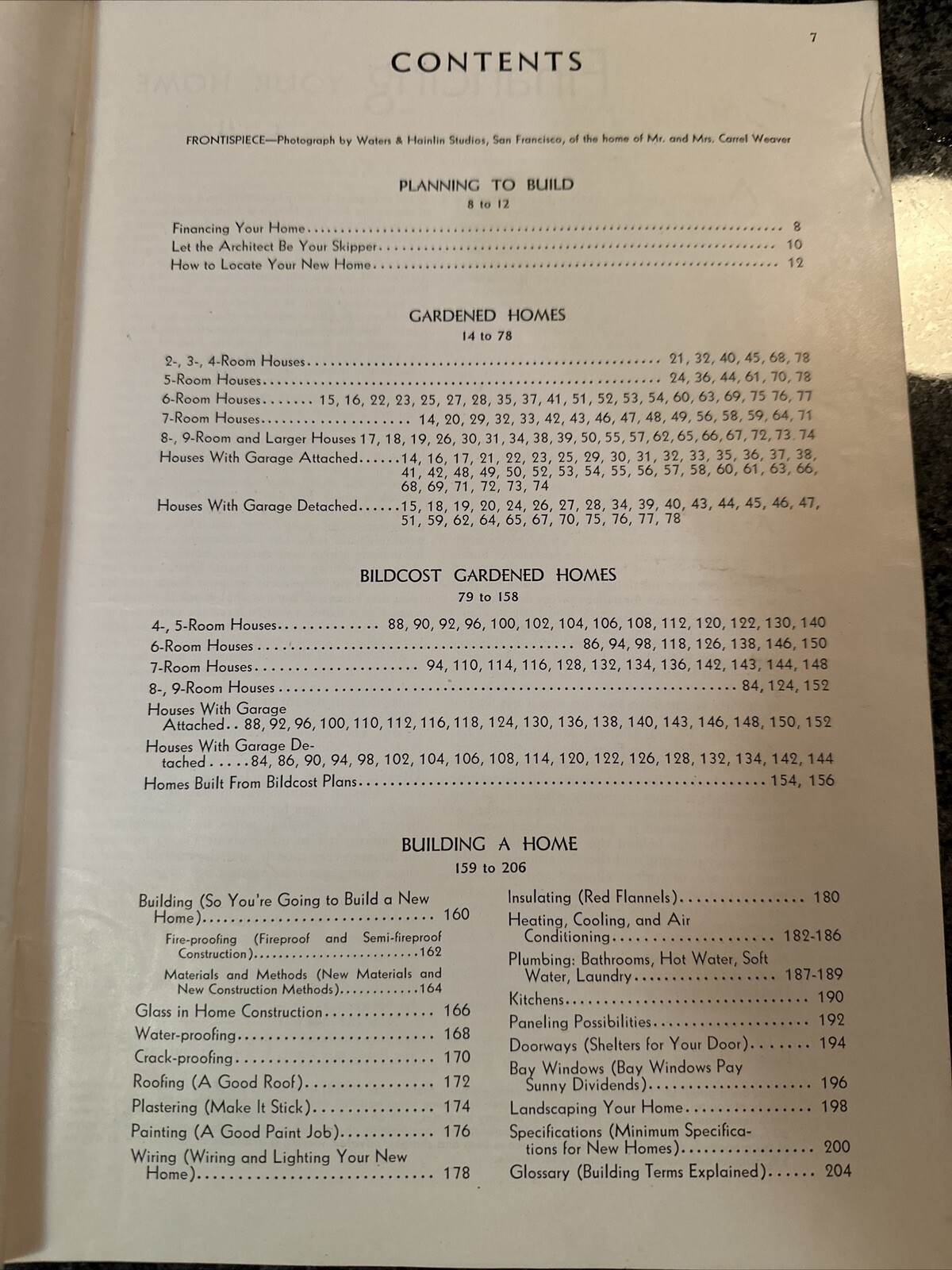 1938 House Plans Book – Newest Home Plans for Better Living -Better Homes Garden