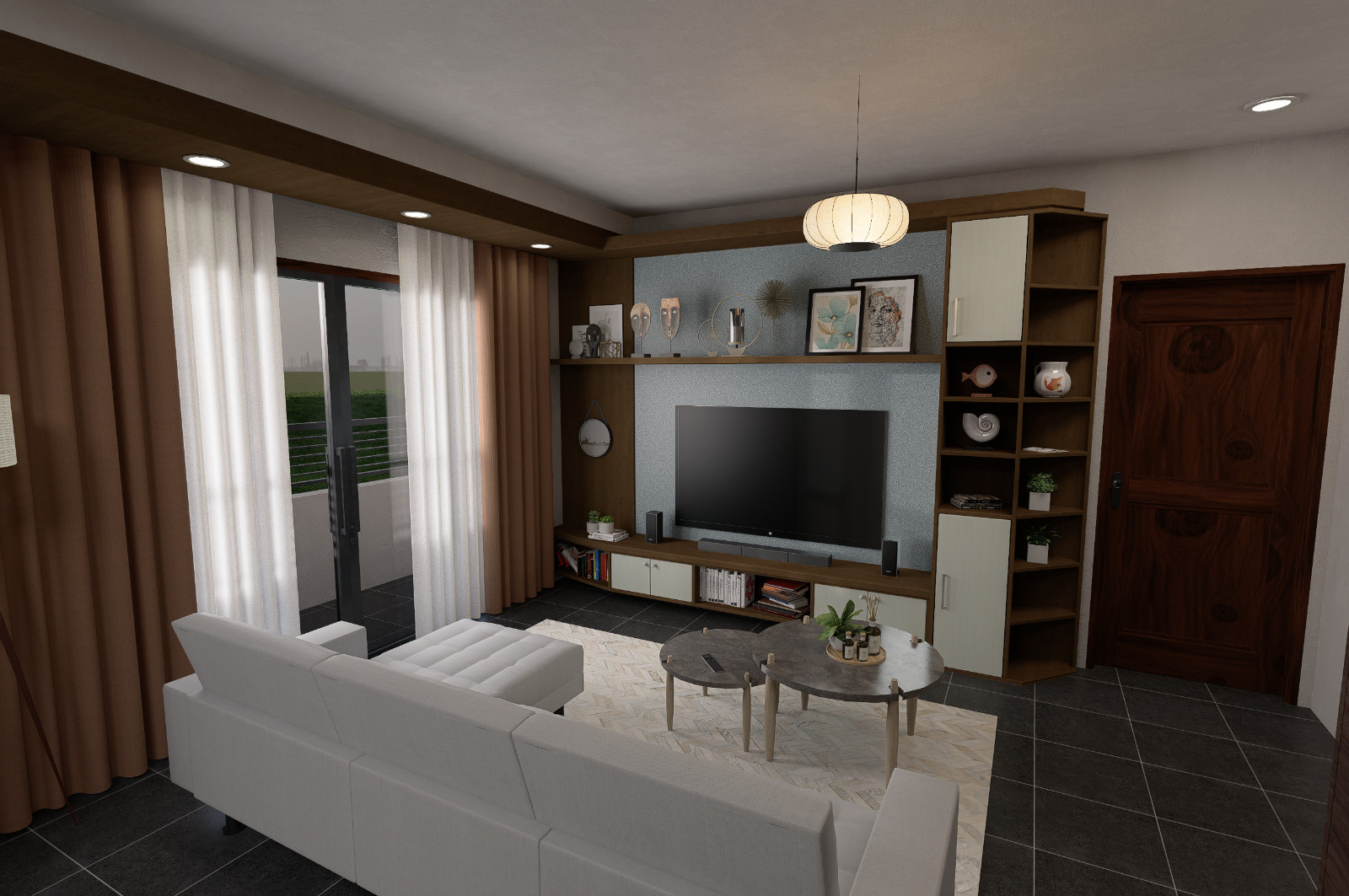 1-Bed Garage Apartment Building Plan 8,5 x 10 Meters