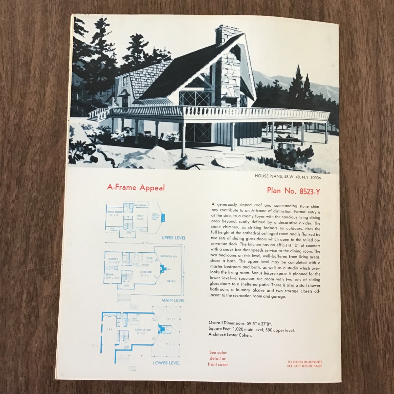 1982 Vintage Contemporary House MCM BEST HOME floor Plans Book SEE INDEX