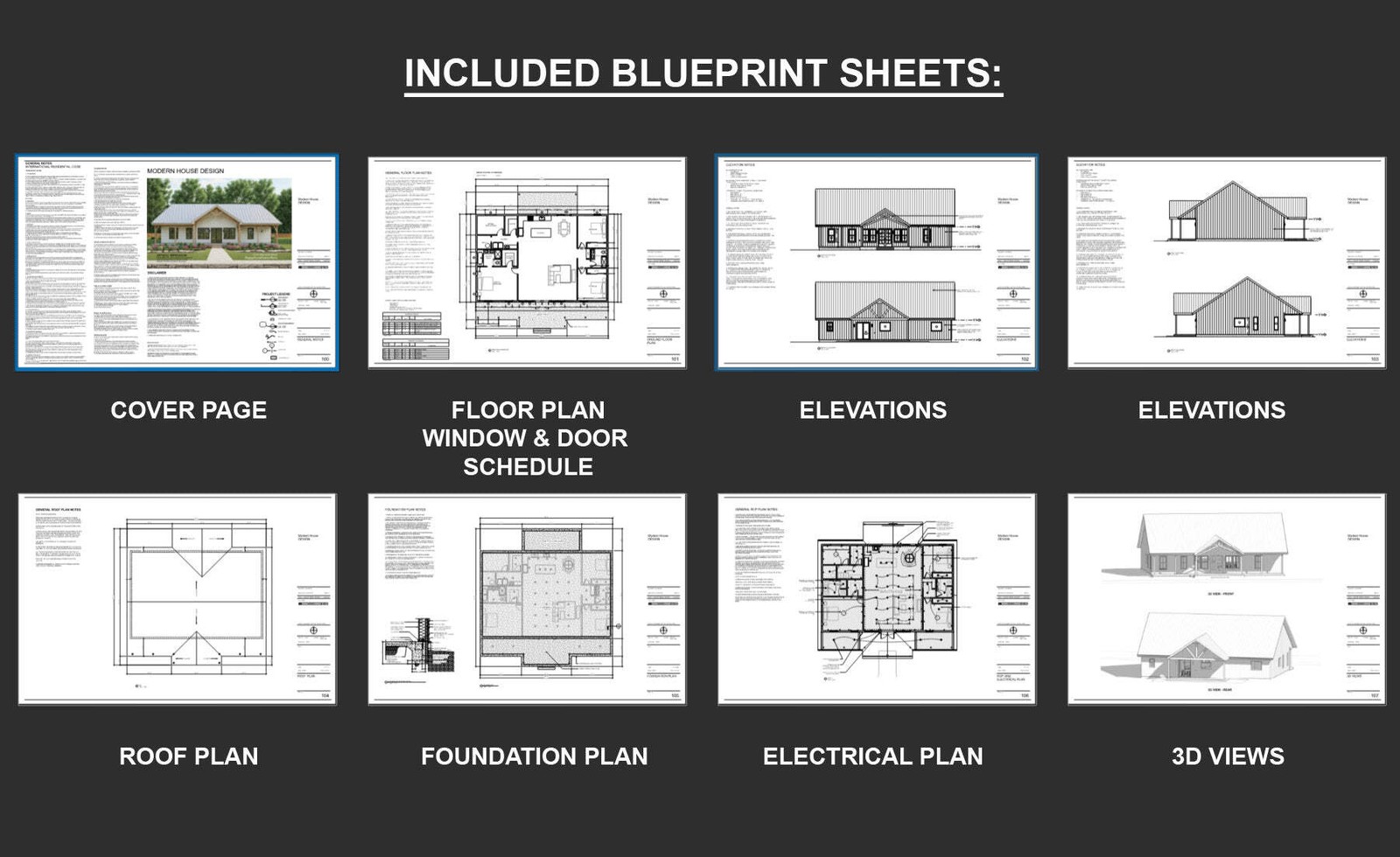 Farmhouse Barndominium – 40′ x 60′ House Plan Design – 3 Bed 2 Bath – Drawings B