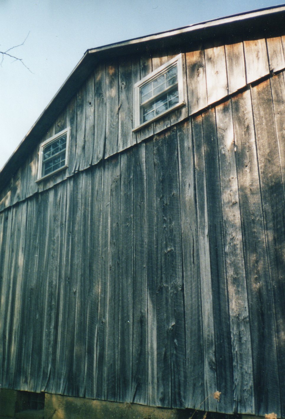 Ohio Salt Fork Area Weathered Barn Dismantle Red Oak White Oak Reclaim Rebuild