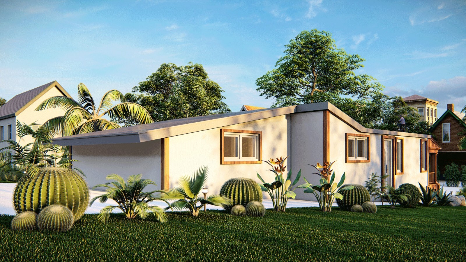 23×52’ Tiny Home Plans – 2 Bedrooms, 1 Bath
