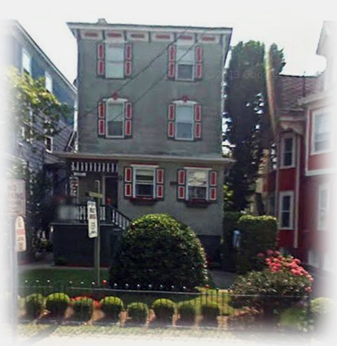 Victorian townhouse architectural drawings, traditional front porch, 8 bedrooms