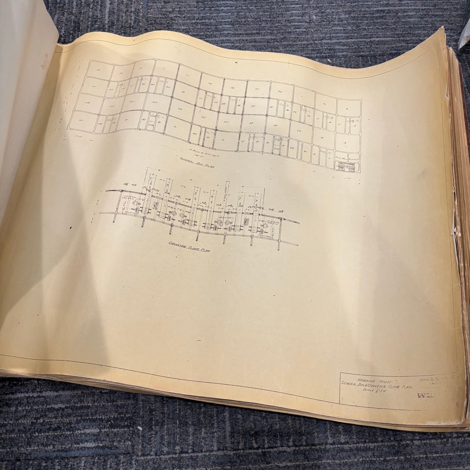 Vtg 1925 AT&SF Santa Fe Building Blueprints Railroad Memorabilia Kansas 165 pgs