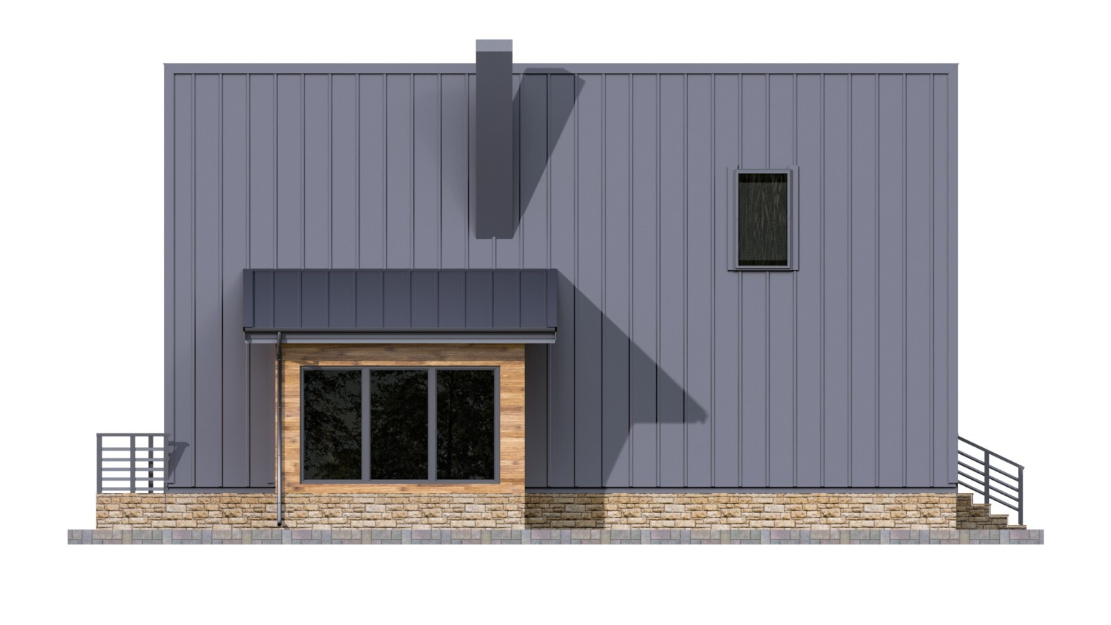 30’x47’ 2 Beds, 1 Bath A-Frame Cabin Architectural Build Plans PDF Download.