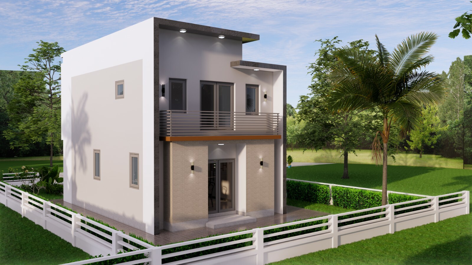 20×30 Feet Small House Plan 6×8.5 Meter 2 Beds 1 Bath Flat Roof (A4 Hard Copy)